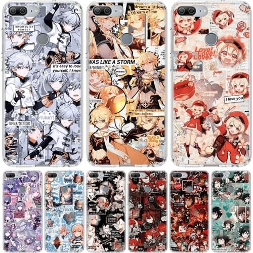 Genshin Impact Game Phone Case for Huawei Honor 10 9 Lite Y9 Y5 Y6 Y7 2019 8X 8A 8S 7A 7X 10i 20i Pro V30 Art Coque Capa