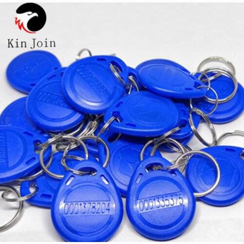 KINGJOIN(10 pcs/lot) 125Khz RFID Writable EM4305 T5777 Key Token Rewritable Proximity keyfob Tags Access control For RFID reader