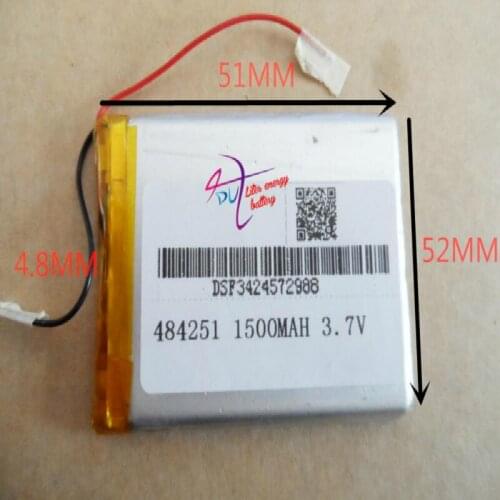 Best battery brand 1500mah 3.7V polymer lithium 484251 C430H C430T C430P BAK C430