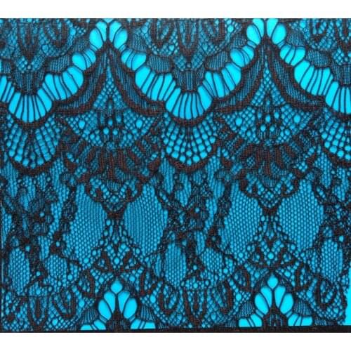 Fashion eyelash lace fabric,horizontal elastic and soft to touch,sexy wave pattern,XERY9967B1