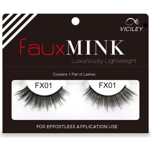 Xinleyong Natural Long Cosplay Makeup Cross Strip False Eyelashes Black Eye Lashes