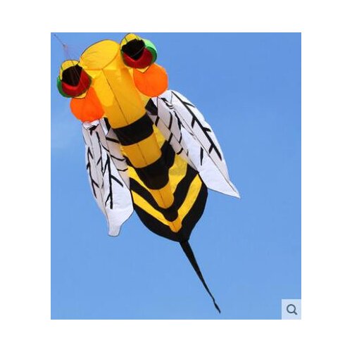 New Arrive Power Software 3/4 m Animal Bee Kite Flying Outdoor Fun Sports