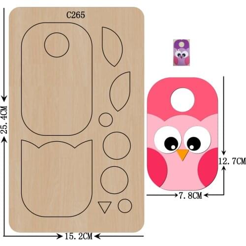 New Owl Wooden die Scrapbooking C-265 Cutting Dies