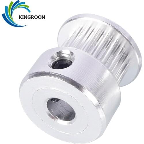 KINGROON KP3S 3D Printer GT2 Timing Pulley 20 teeth Alumium Bore 5mm 2GT Timing Pulley for GT2 Belt Width 6mm 3D Printer Part