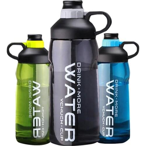 2L Large Capacity Sports Water Bottles Portable Outdoor Camping Picnic Bicycle Cycling Climbing Leak-proof Drinking Bottles