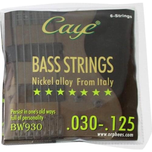 Orphee BW930 BASS guitar strings EW series guitarra strings 0.30-125 Nicel alloy from Italy