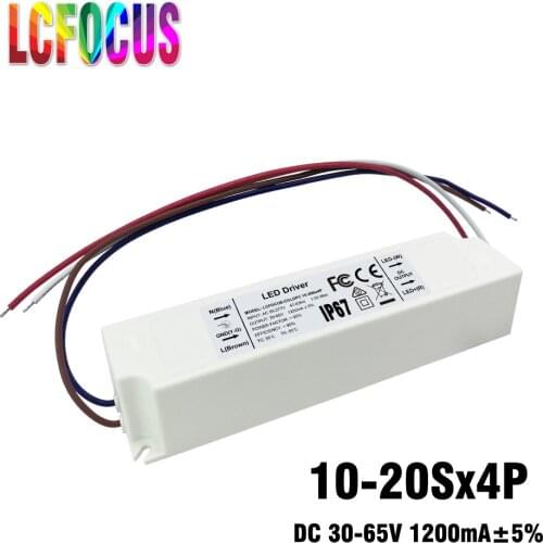 LED driver 10-20Sx4P 40W 44W 48W 52W 56W 60W 64W 68W 72W 76W 80W lighting transformer for stage lights and street lights