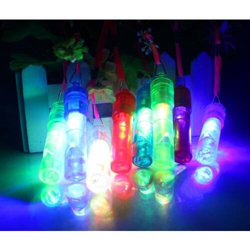 Glowing whistle cheering flash whistle concert bar party atmosphere whistle lights to spread hot toys Christmas party gifts