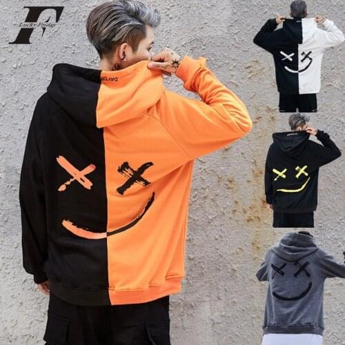 3d Hoodies sweatshirts Pullover Be Happy Smile Face Printed Hip Hop kpop Hoodie Hoody Sport Long Sleeve Hooded clothes Tops