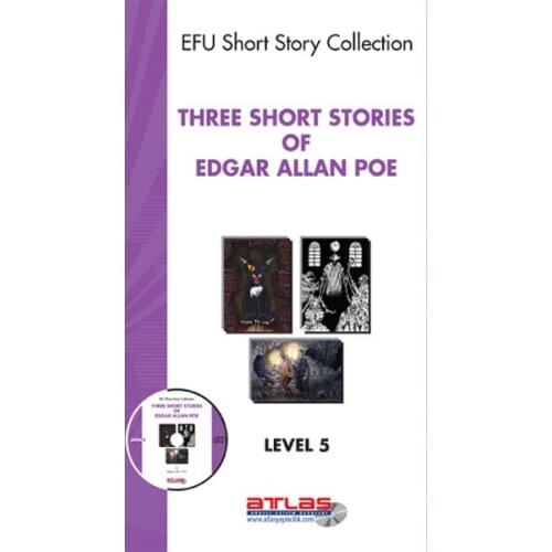 Three Short Stories of Edgar Allan Poe - Level 5 - Cd li Edgar Allan Poe Atlas Marketing Education Books sequence (TURKISH)