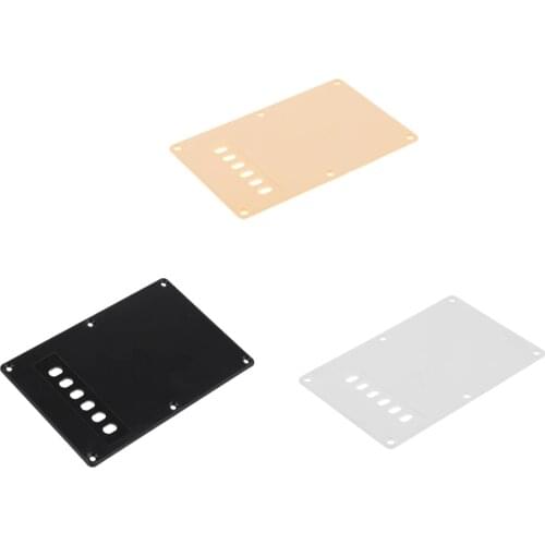 6 Hole Electric Guitar Tremolo Cavity Cover Backplate for Fender Stratocaster Strat Standard Guitar Replacement Accessories