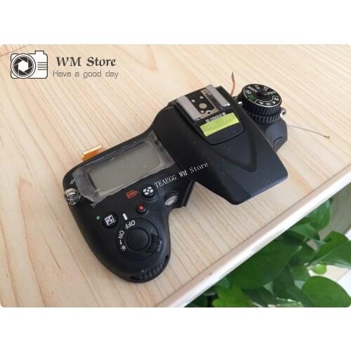 Second-hand For Nikon D7200 Top Cover Case Shell with Flash Board Top LCD Shutter Release Mode Dial Button Camera Repair Part