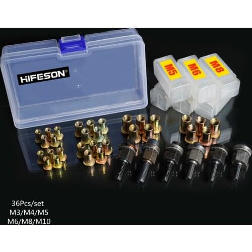 HIFESON M3-M4-M5-M6-M8-M12 Electric Riveting Gun Head Rivet Nut Gun Adapter Head Ram Gun Accessories
