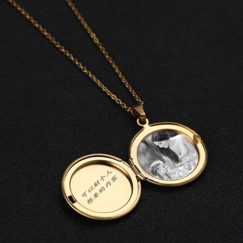 Choker Stainless Steel Open Pendant Necklace Women Gold Chain Statement Necklace Chains Jewelry Gifts Dropshipping