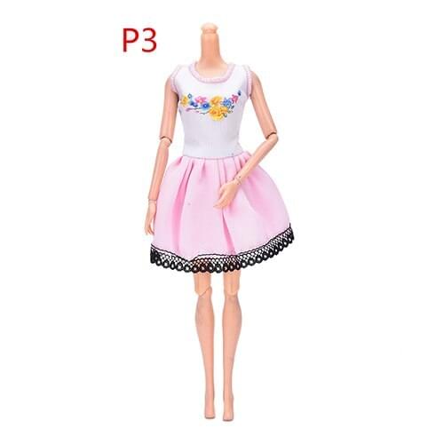 1PCS Beautiful Doll Dress Handmade Party Clothes Top Fashion Dress For Noble Doll Best Child Girls'Gift