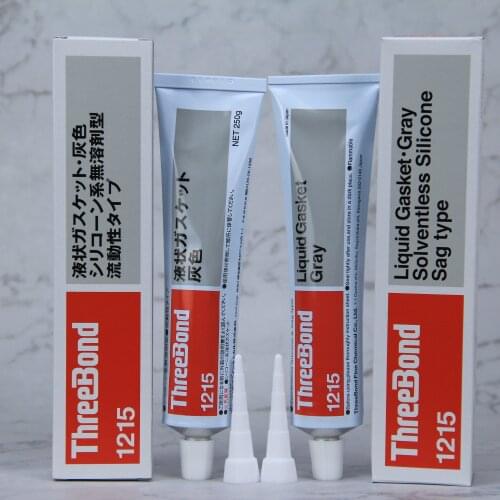 1pcs Genuine TB-1215 Organic Silicone Liquid Sealant Threebond TB1215 Gray Glue