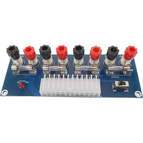 1Piece XH-M229 Desktop Chassis Power Supply ATX Transfer Board Module Power Supply Output Terminals 2x12Pin