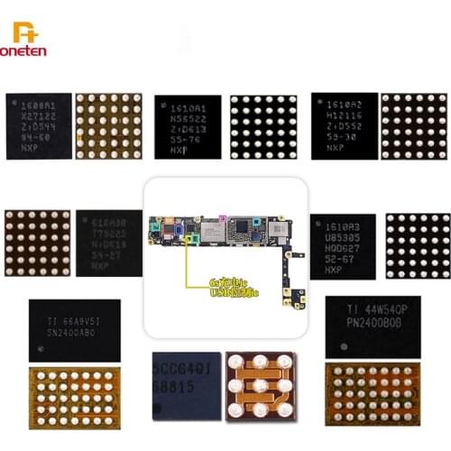 3pcs U2 USB Charge IC 1610A1 1610A2 1610A3 610A3B 1612A1 IC for iPhone 6/6P/7/7P/8/8P/X/XS/XSMAX/XR/11 pro max iPad5 6 U2 USB IC