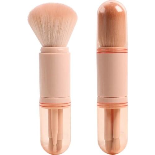 4 In 1 Makeup Brushes Foundation Eyebrow Shadow Eyeliner Blush Powder Brush Cosmetic Concealer Professional Maquiagem