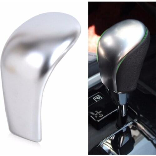ABS Chrome Gear Shift Knob Cover Trim Sticker Decoration For Nissan X-Trail 2014 2015 Accessories