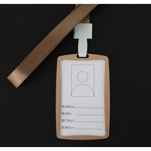 Free shipping 20pcs/lot customized logo ID card holder; aluminum alloy identity card holder; employee card holder with lanyard