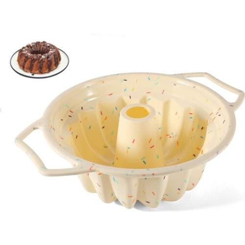 Big Silicone Doughnut Mold Pastry Tools Non-Stick Muffin Tray Chocolate Biscuit Cake Mold DIY Molde Donut Baking Pan