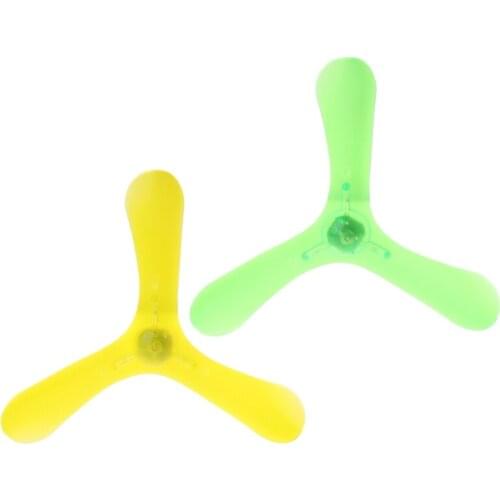 Boomerang Luminous Flying Toys Outdoor Park Saucer Funny Game Children Sports BX0D