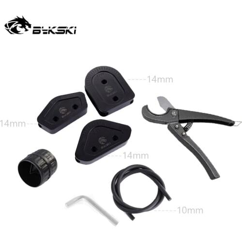 Bykski Water Cooling PETG Hard Tube Bend Tools OD12mm OD14mm OD16mm Pipe Bender Mould Scissors SiliconeBar Drop Shipping