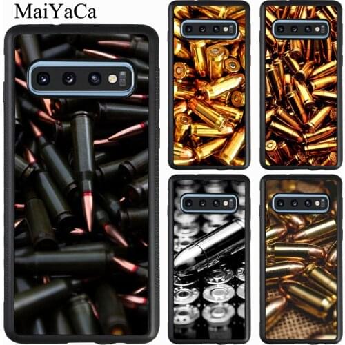 Military Gun Bullets Collage Case For Samsung Galaxy Note 20 Ultra S20 S9 S10 Plus A51 A71 A31 A50 A70 M21 M31 A21S A20e
