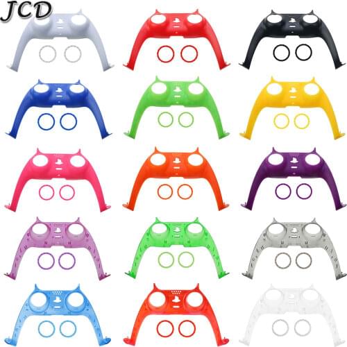 JCD Controller Middle Housing Shell For Sony PS5 Gamepad Decorative Strip Skin Case Cover Replacement Accessories Accent Rings