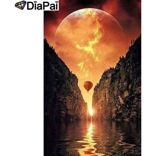 DIAPAI DIY 5D Diamond Painting "Hot air balloon" Full Diamond Embroidery Sale Picture Of Rhinestones For Festival Gifts A26285