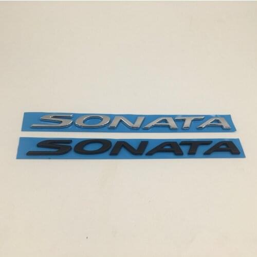 For Hyundai Sonata Emblem Rear Trunk Tailgate Logo Nameplate Decal
