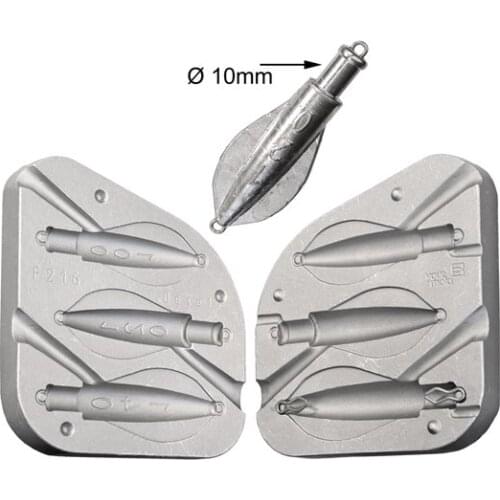 Mould lead head fishing squid Gr.100-120-140 boat fishing