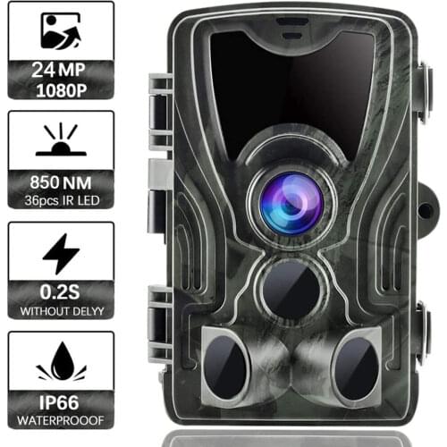 Wildlife Hunting Trail Camera 1080P 20MP HC801A Night Vision Infrared Wild Cameras Wireless Tracking Surveillance