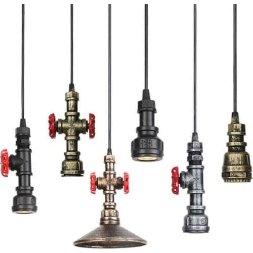 Integrated LED 1 Light, Vintage Pendant Lights Vintage 5W LED Warehouse Stair Showroom lustres Pendant Lamp Nordic Light