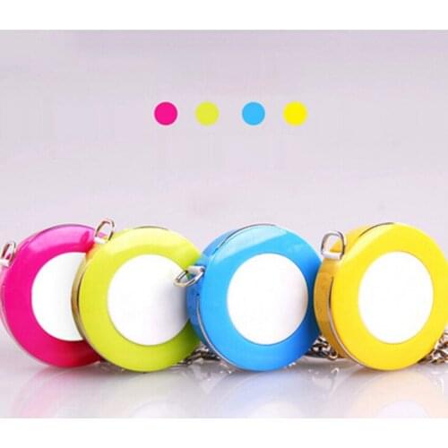 Tape Measure 1.5M with Keychain Push Button Tape Body Measuring Soft Retractable for Sewing Double-Sided Tailor Cloth Ruler