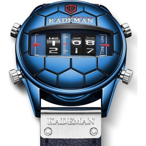 KADEMAN Mens Gold Watch