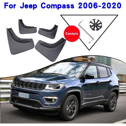 Car Fender Accessories For Jeep Compass 2020 MK49 MP M6 2006-2020 Mudguards Splash Guards Fender Mudflaps Car Fender Mud Flaps