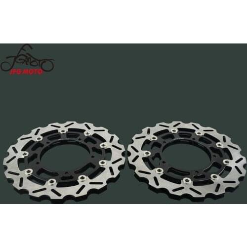 Motorcycle 2pcs Floating Brake Discs Rotor For YAMAHA FZ1 FZ1-S FAZER 2006 2007 2008 2009 2010 2011 2012 2013 YZFR1 YZF-R1 04-06