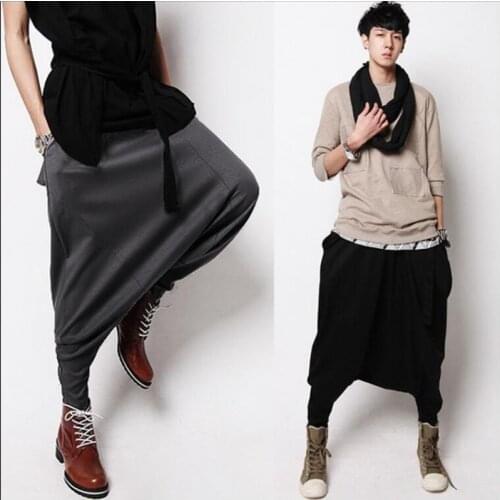 Hot 2021 New High Quality Autumn And Winter Lovers Design Casual Harem Pants Elastic Trousers Costumes