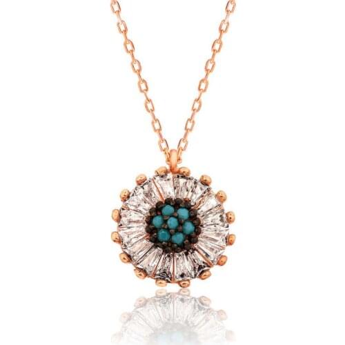 Silver Daisy Lady Necklace