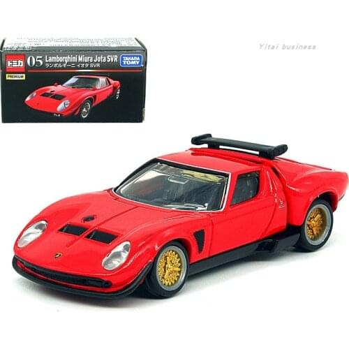 Takara Tomy Tomica Premium #05 Lamborghini Miura SVJ Diecast Sports Car Super Car Model Car Toy Gift for Boys and Girls Children