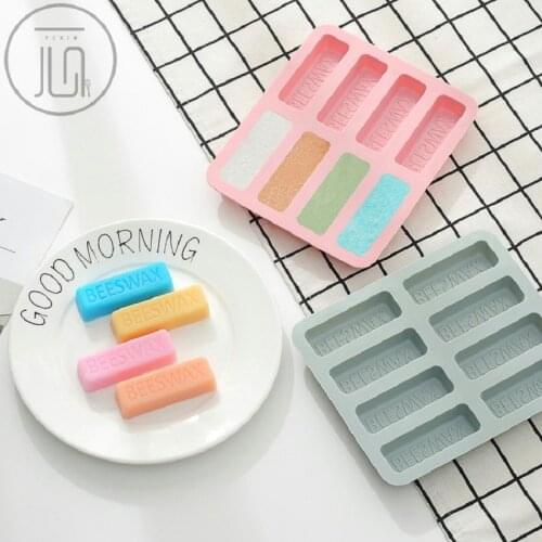 8 Series Beeswax Gold Bar Chocolate Mold Cake Mould Handmade Soap Mould