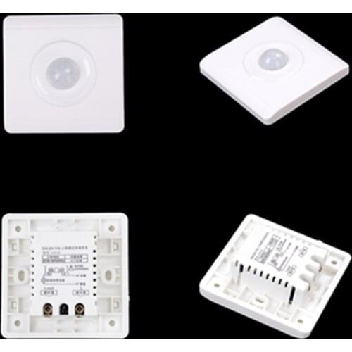 110V 220V PIR Infrared Motion Sensor Switch Automatic Module Light On Off Switch LED light Body Induction Light Control Switch