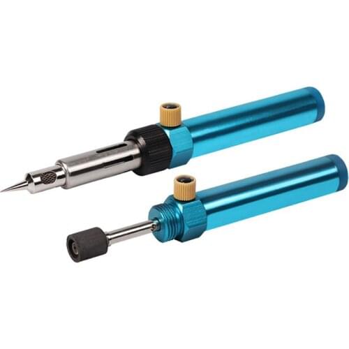 1300℃ Butane Gas Welding Soldering Irons Electric Gas Portable Triad Burner Blow Torch Welding Pen Universal Soldering Iron