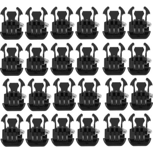 LANBEIKA 24 PCS Camera Quick Pull Activity Base Mount For GoPro Hero 9 8 7 6 5 SJCAM SJ8 Yi DJI OSMO Case Strap Mount Accessory