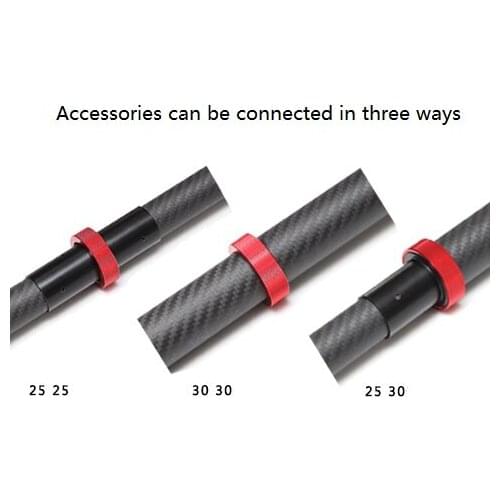 25mm/30mm Carbon Tube Foldable Piece Folding Arm Quick Release Plug Connector 28mm Fixture Clamp Clip for Plant UAV Drone
