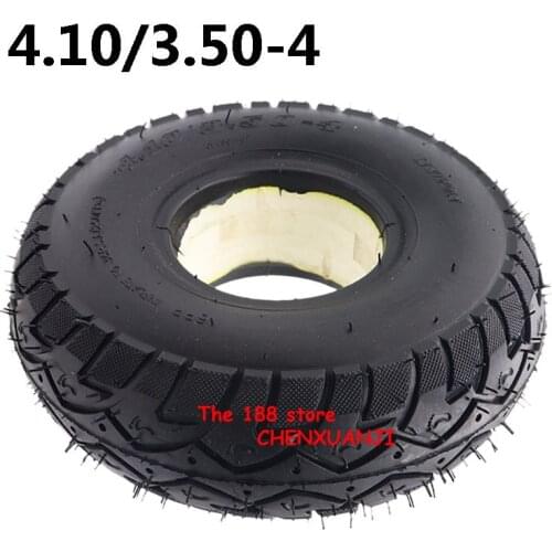 4.10/3.50-4 electric scooter solid tire 4.10-4 3.50-4 non pneumatic explosion-proof tyre for 3 wheeled scooter, electric bicycle