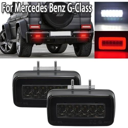 K-Car 2-In-1 LED Rear Tail Fog Lamp With Revering Backup Light For Mercedes Benz W463 G-Class G500 G550 G63 G55 AMG 1986-2018