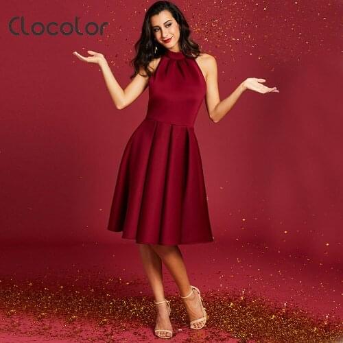 Открытые летние платья Clocolor China At AliExpress